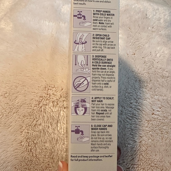 MINOXIDIL topical Aerosol, 5% (for women) Hair Regrowth Treatment. - Picture 4 of 5